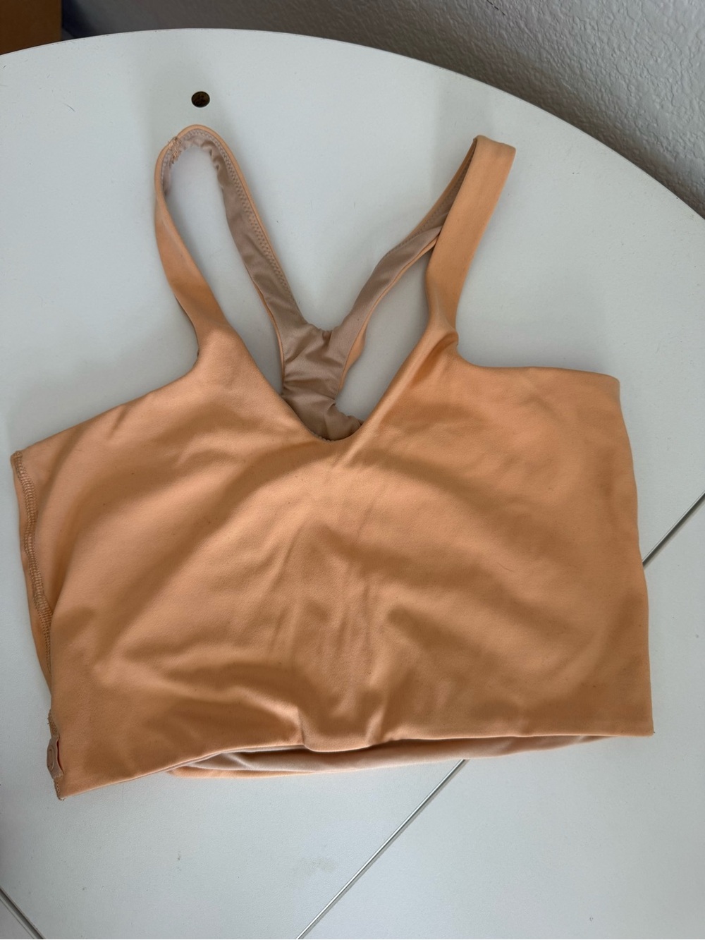 lululemon athletica Peach/Nude Supportive Stretch Bra XXS/XS